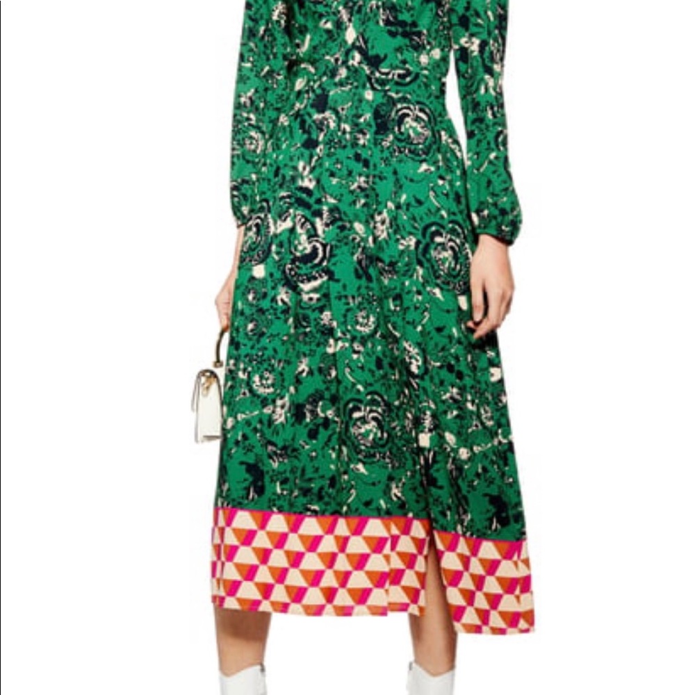 Top Shop Green Dress
